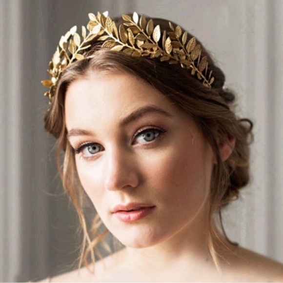 Greek Roman Gold Leaf Tree Branch Crown Baroque Headpiece Wedding Headband ✨🔥🔥 - Picture 4 of 4